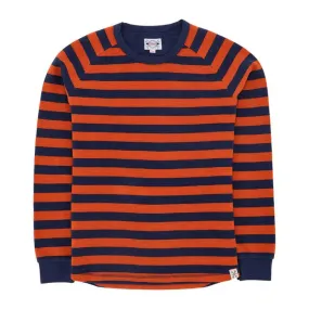 13 And A Half Magazine Waffle Jersey Orange / Navy