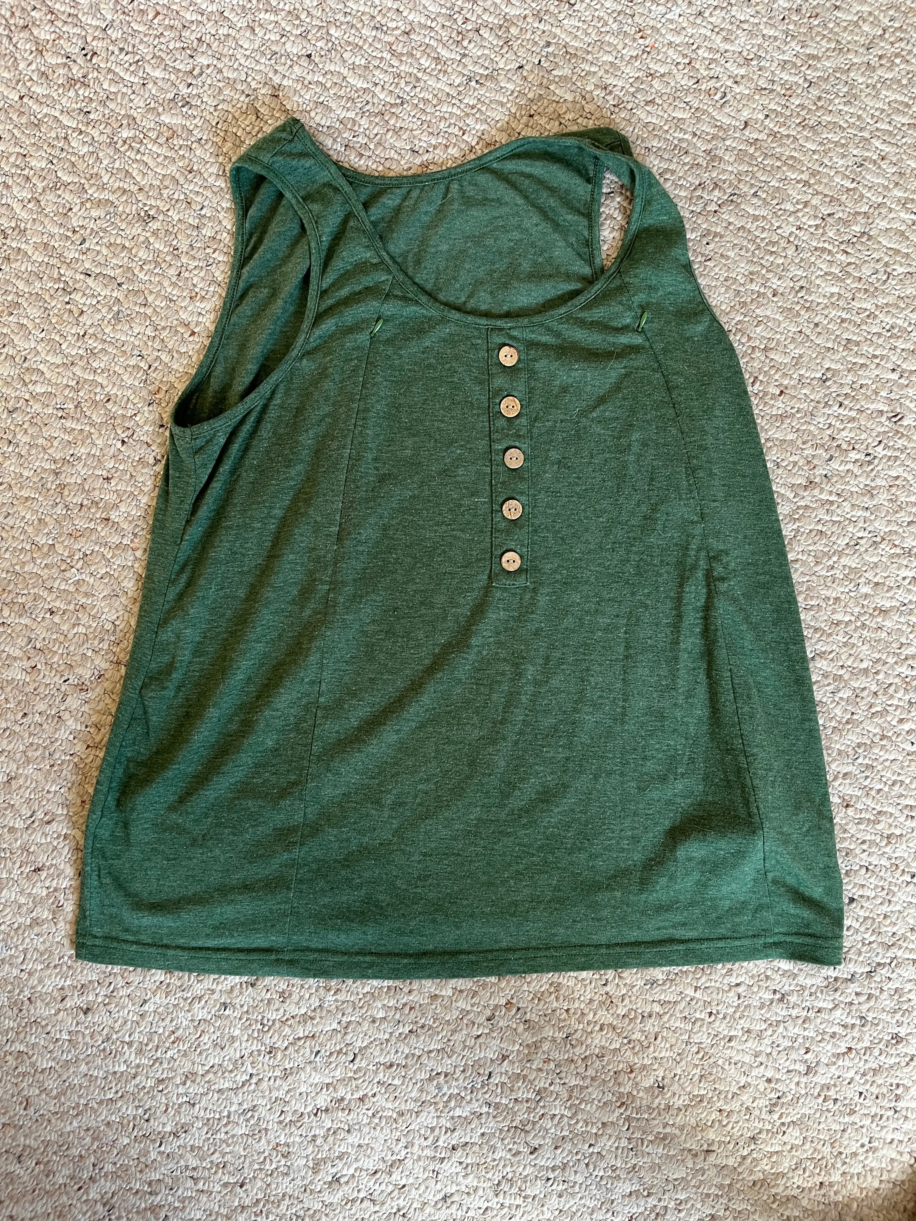 2 Nursing Tank Tops – Size Large (Shein & Ripe Maternity), Maternity L (12-14)