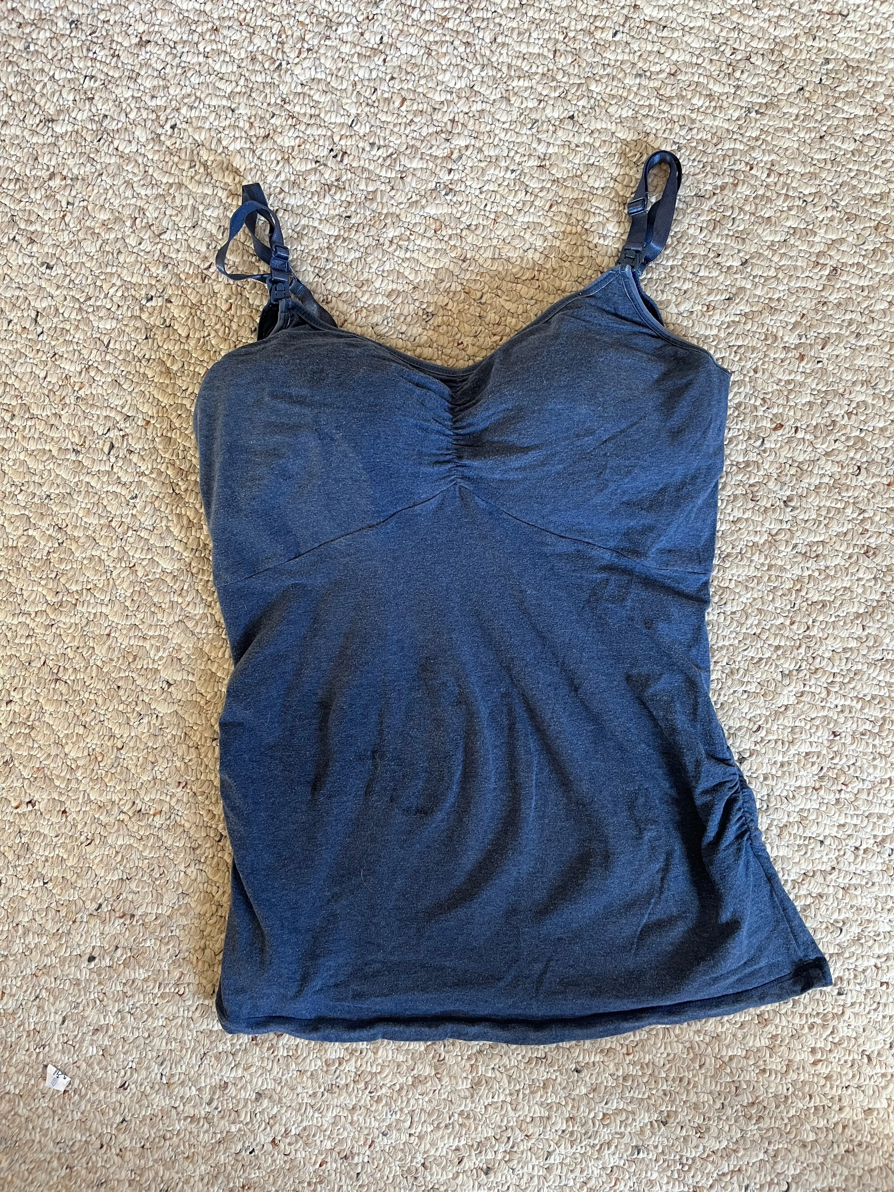 2 Nursing Tank Tops – Size Large (Shein & Ripe Maternity), Maternity L (12-14)