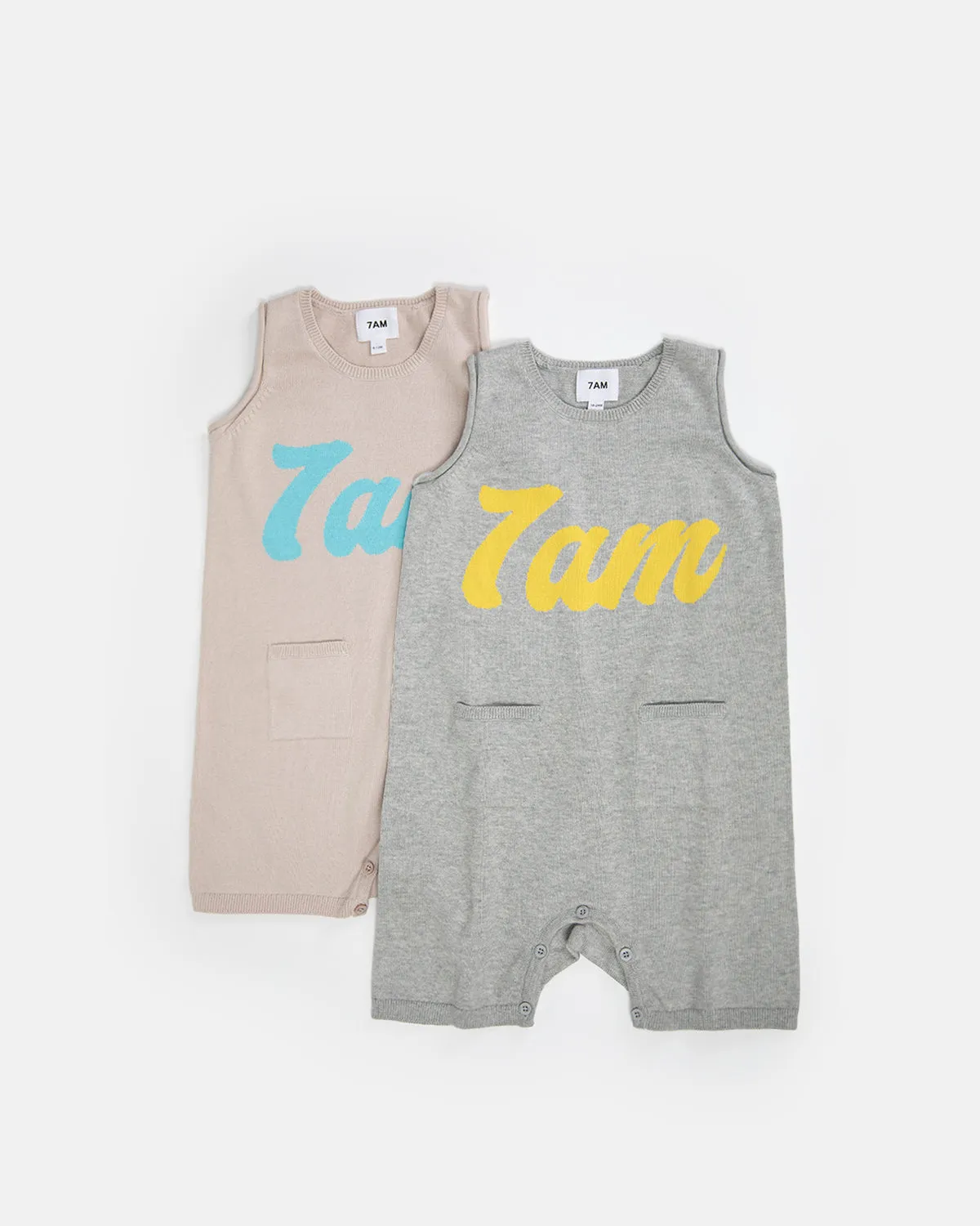 7AM Logo Boxy Romper