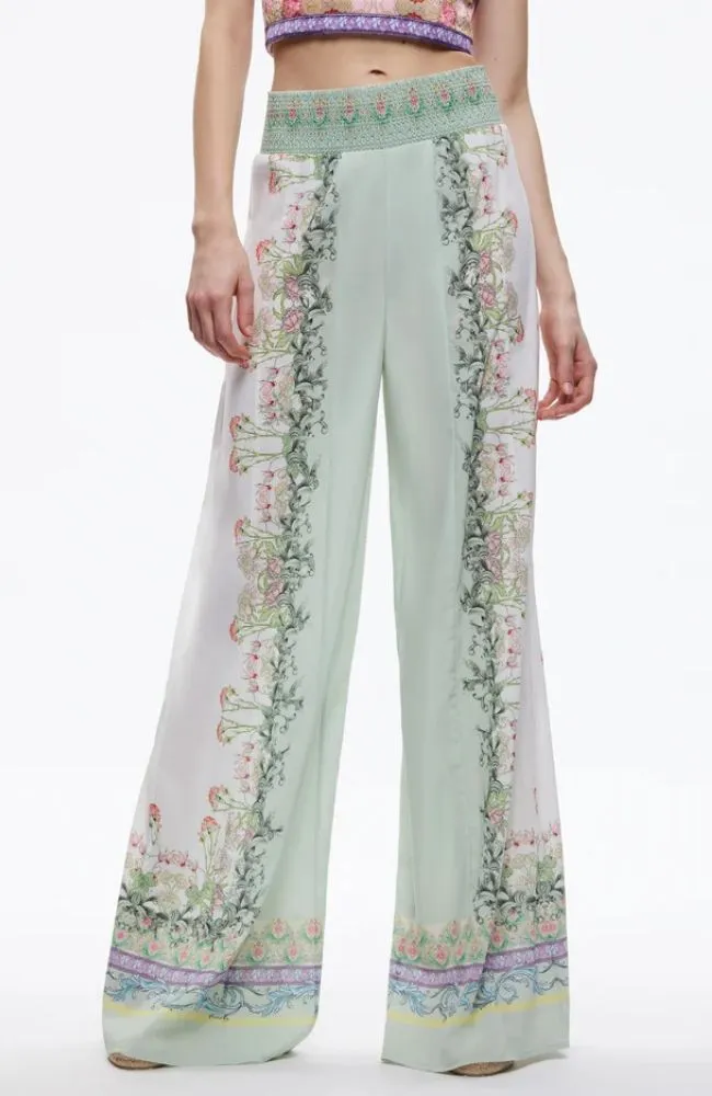 Alabama Smocked Waistband Palazzo Pant
