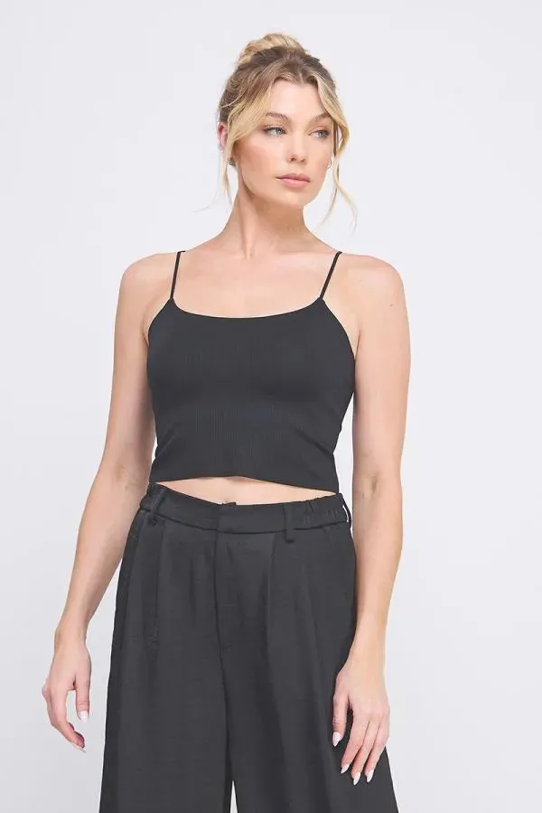 Allie Smooth Rib Bralette Tank