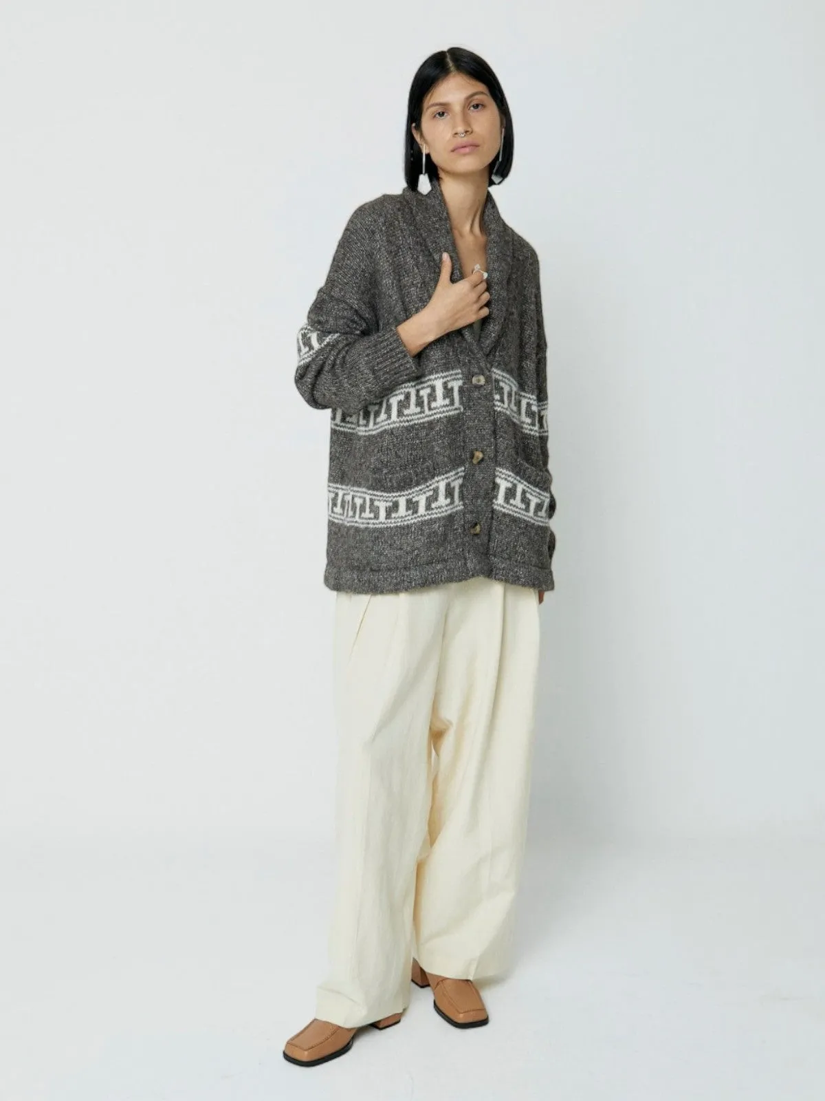 Baba Cardigan | Truffle