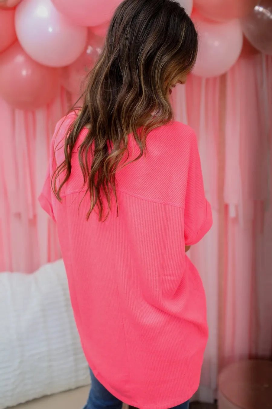Brianna Ribbed Tee