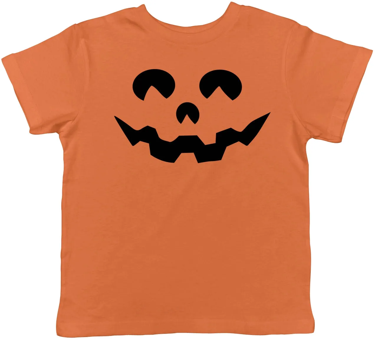 Cartoon Eyes Pumpkin Face Toddler T Shirt