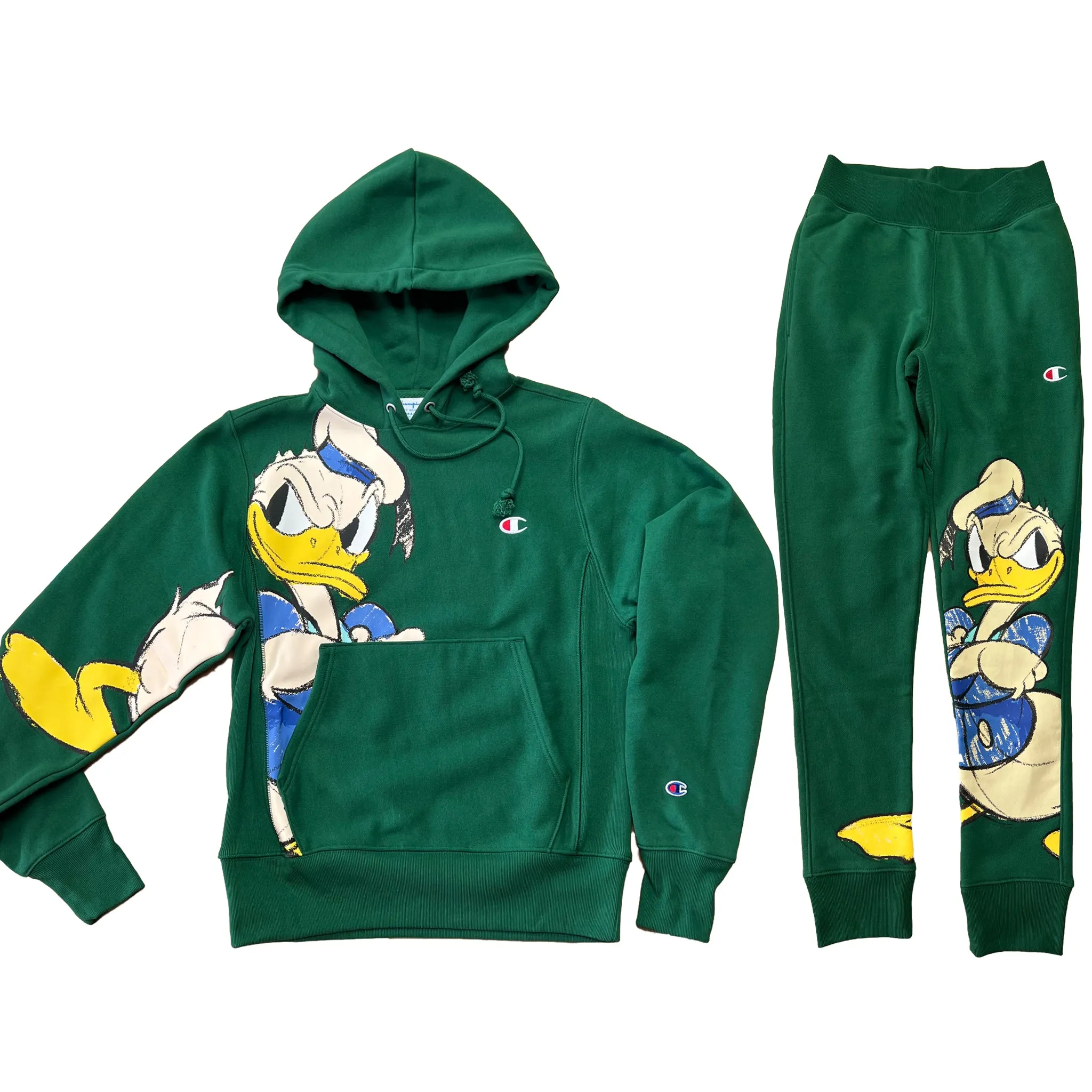 Champion X Disney Donald Duck Wraparound Reverse Weave Hoodie or Sweatpants