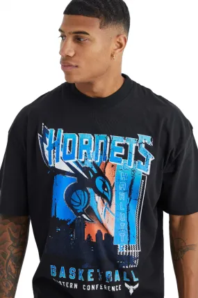 CHARLOTTE HORNETS NBA LICENSE T SHIRT