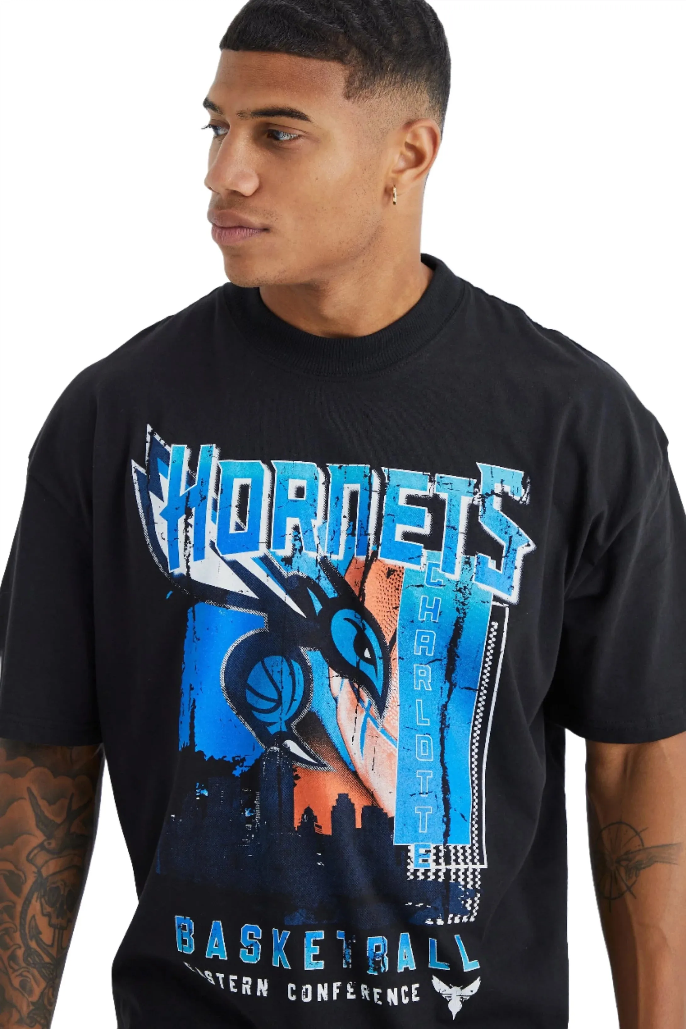 CHARLOTTE HORNETS NBA LICENSE T SHIRT