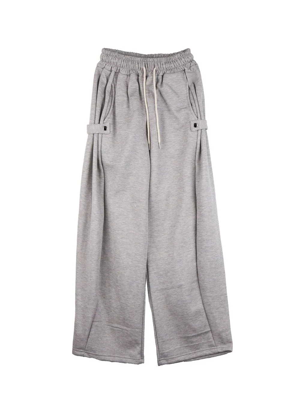 Chic Button Detail Sweatpants OD412
