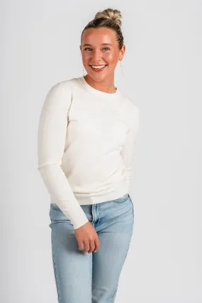 Classic sweater off white