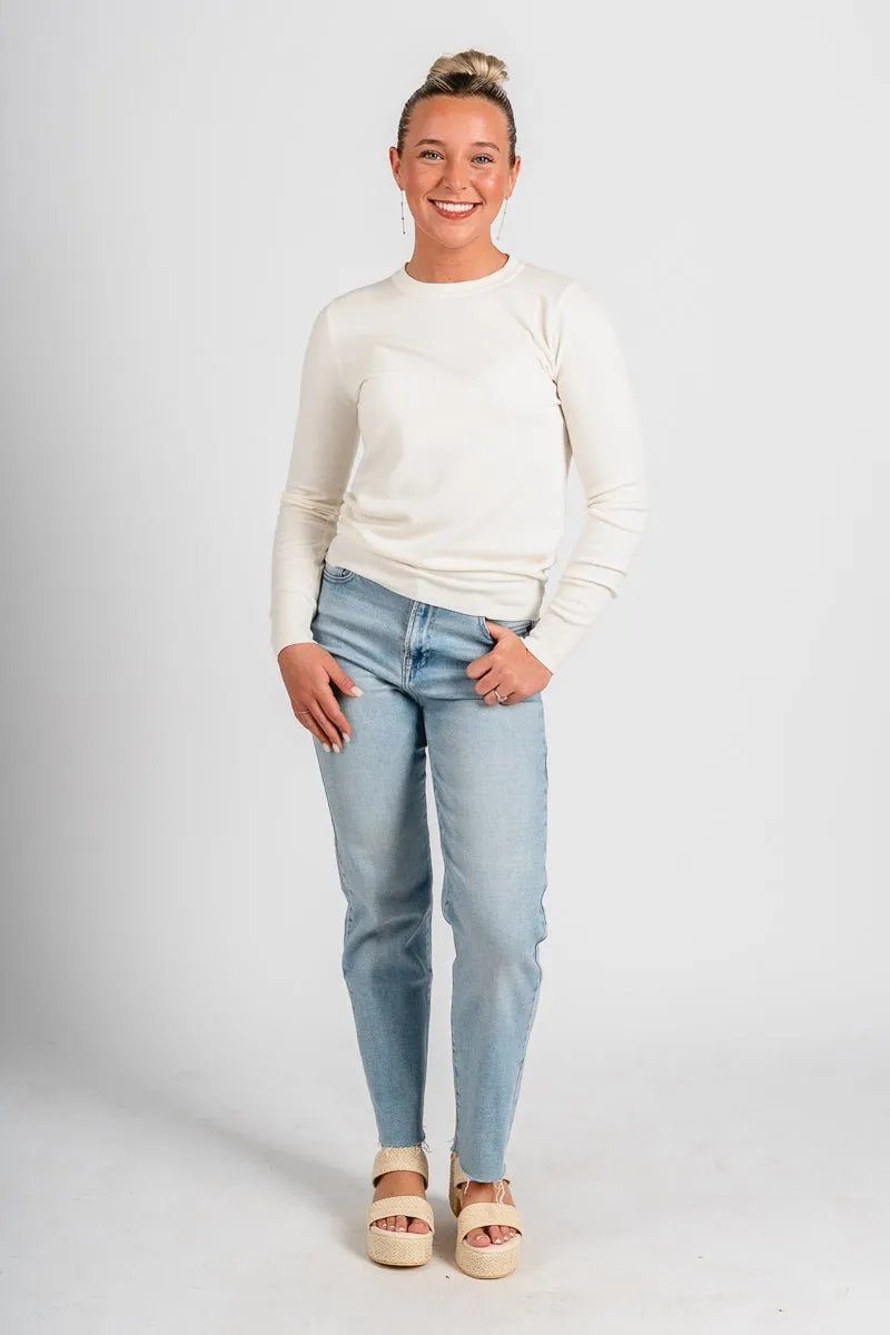 Classic sweater off white