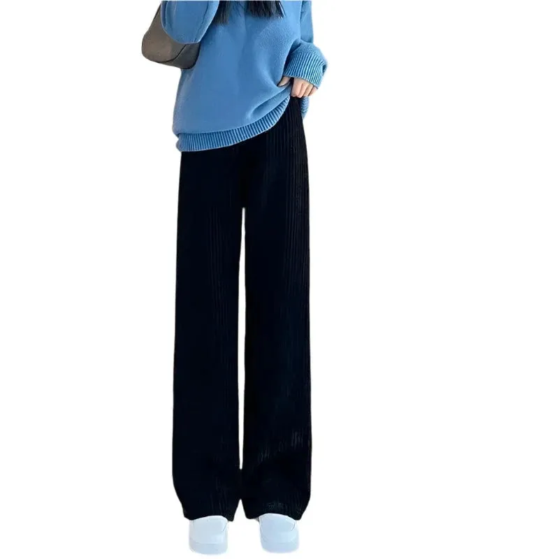 Corduroy Loose Thickened Wide Leg Sweatpants