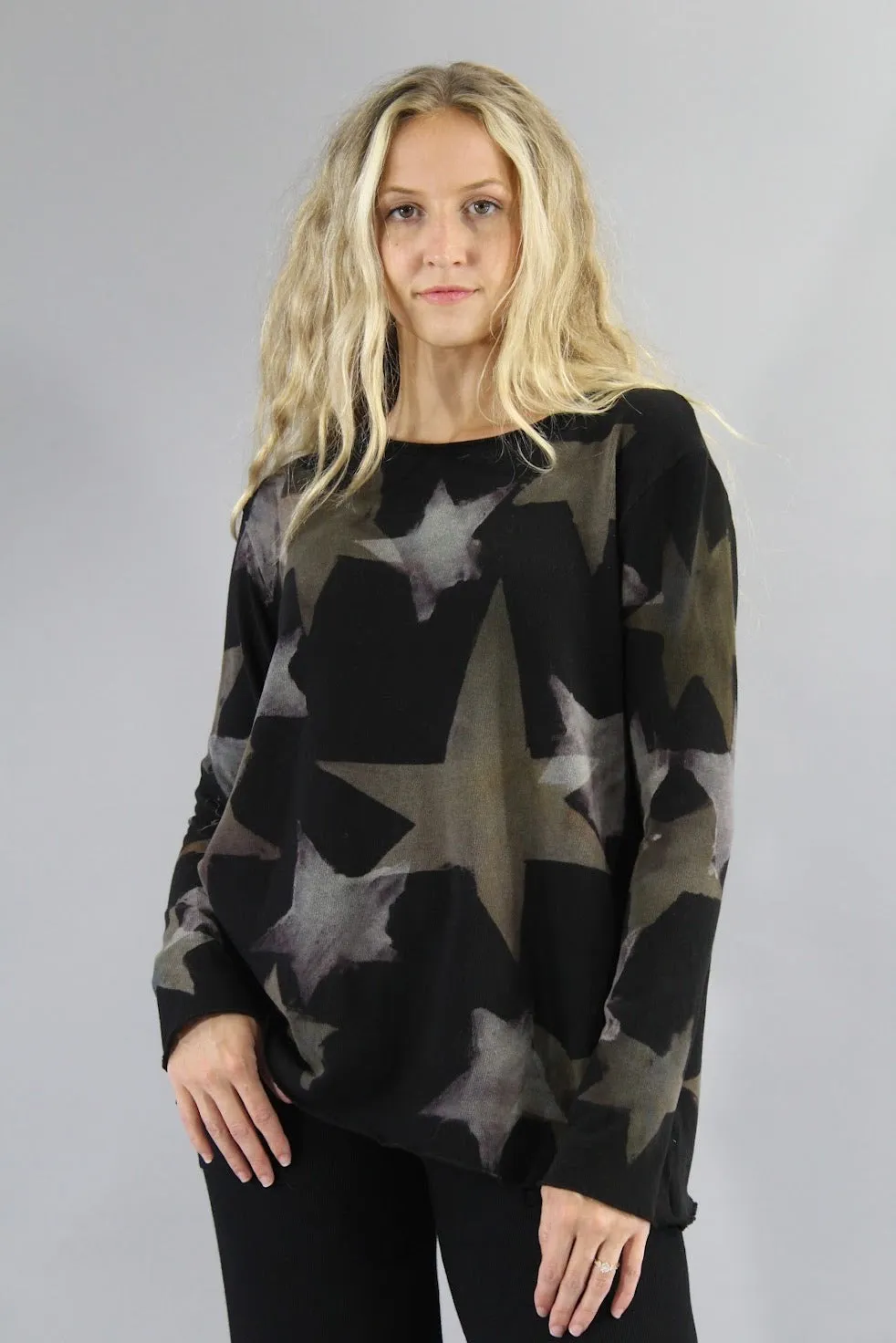 Cozy Sweater - Khaki - Star