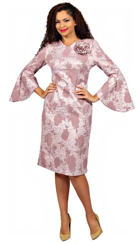 Diana Couture Church Dress 8632-Rose