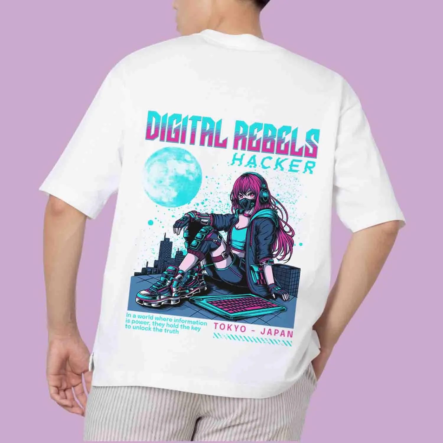 Digital rebels Oversized T-shirt