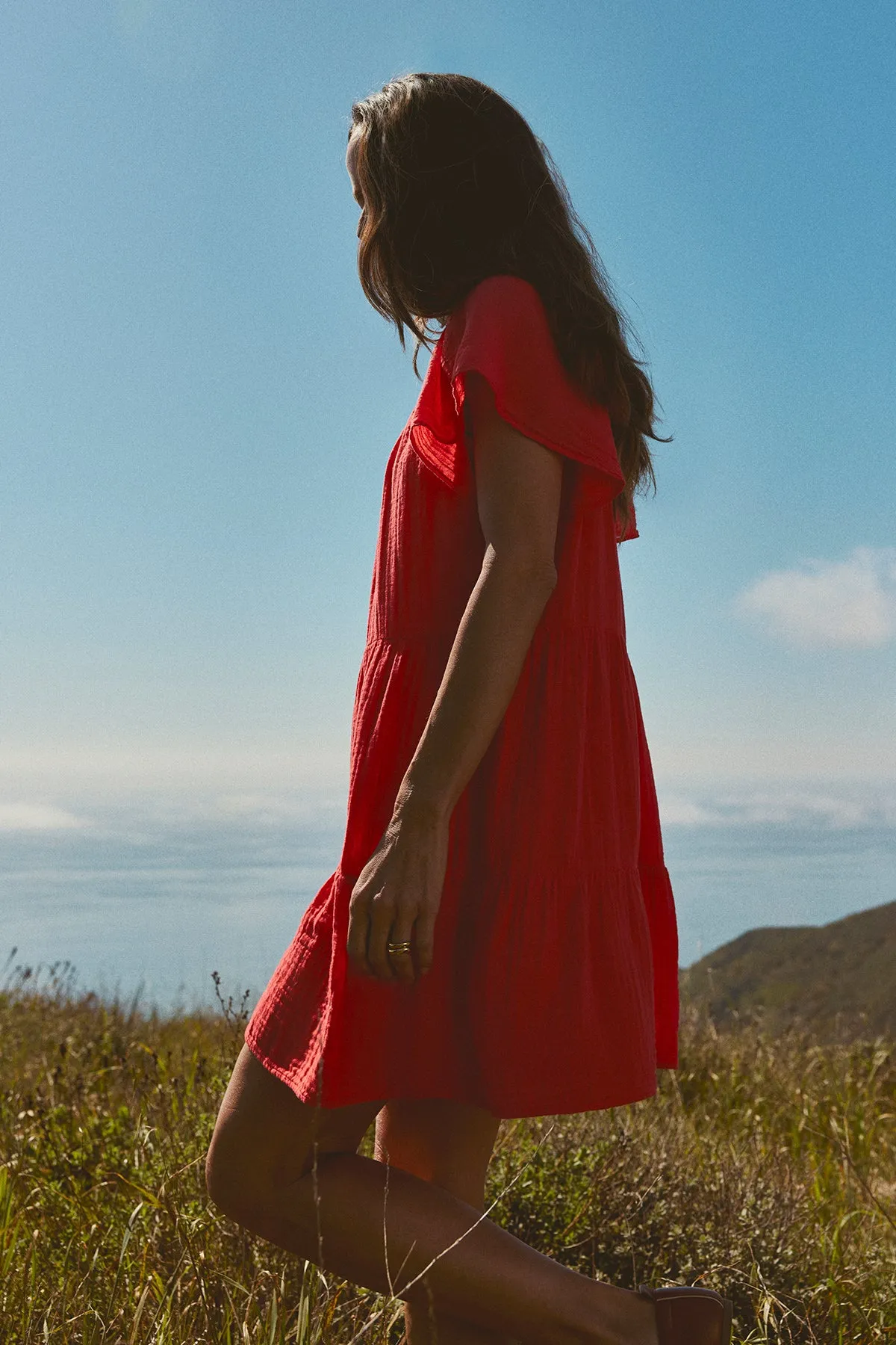 ELEANOR COTTON GAUZE DRESS