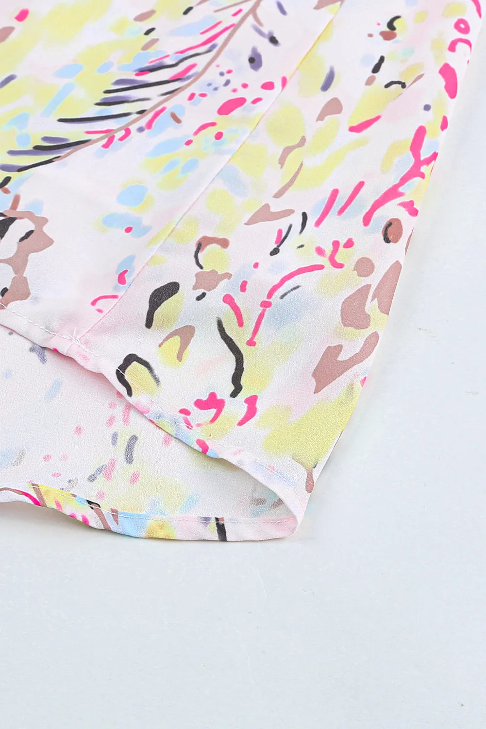 Floral Spaghetti Straps Tank Top