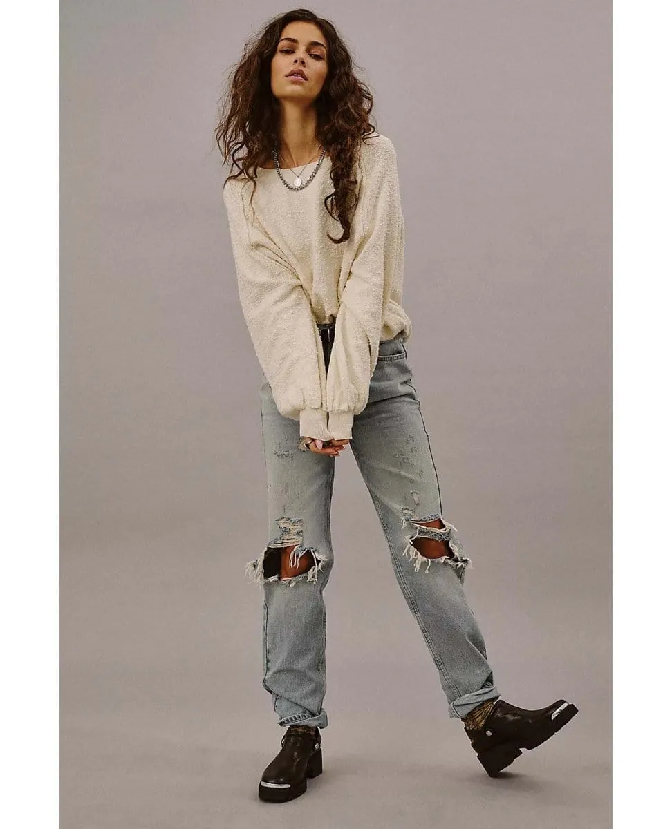 Found My Friend Pullover Cream Bestseller