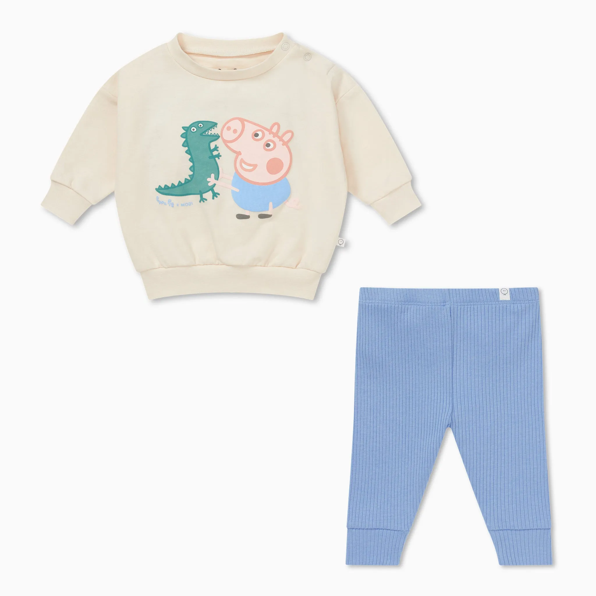 George Pig Oversized Sweatshirt & Leggings Outfit