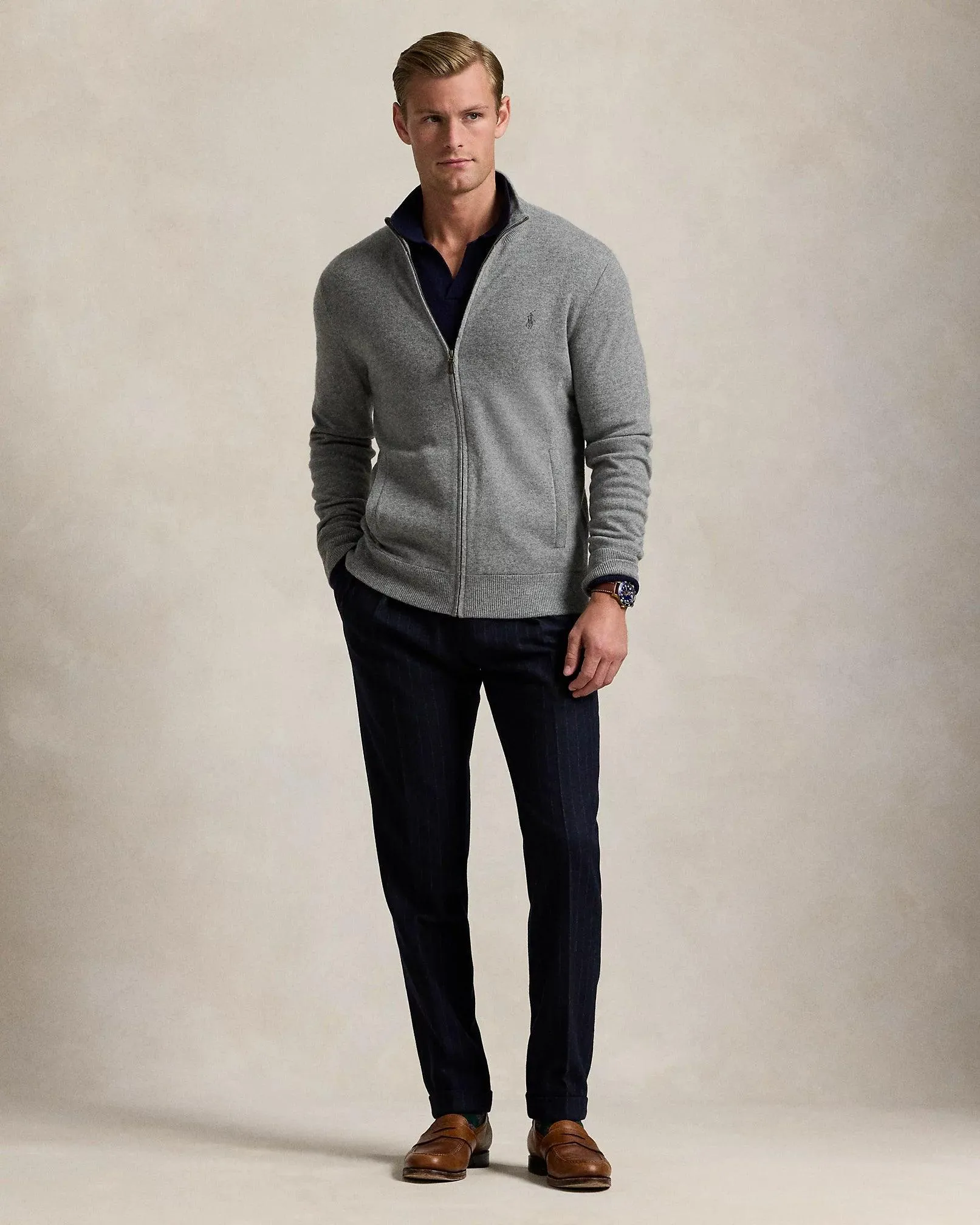 Gilet Ralph Lauren gris