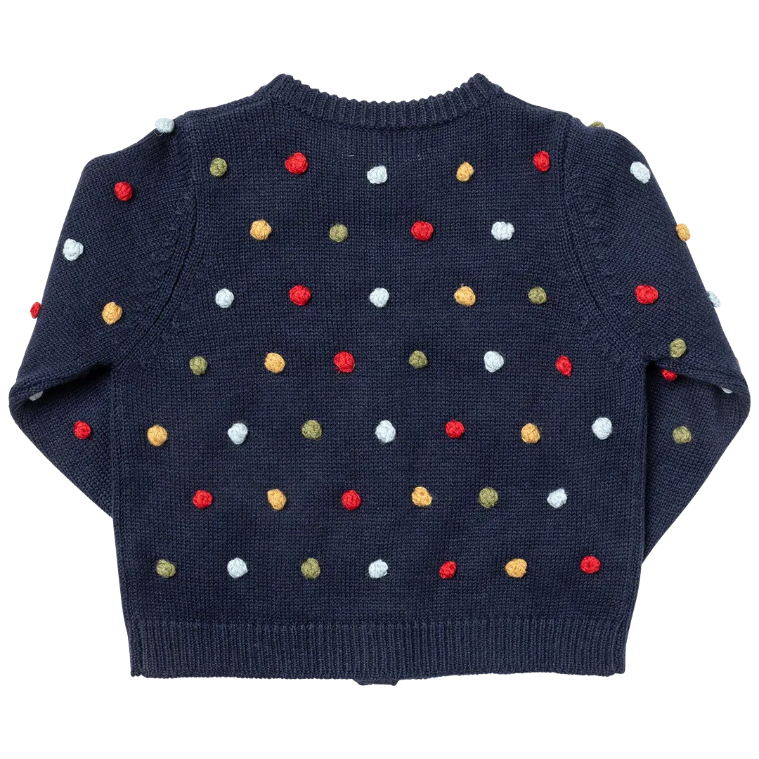 GIRLS MAUDE SWEATER - NAVY