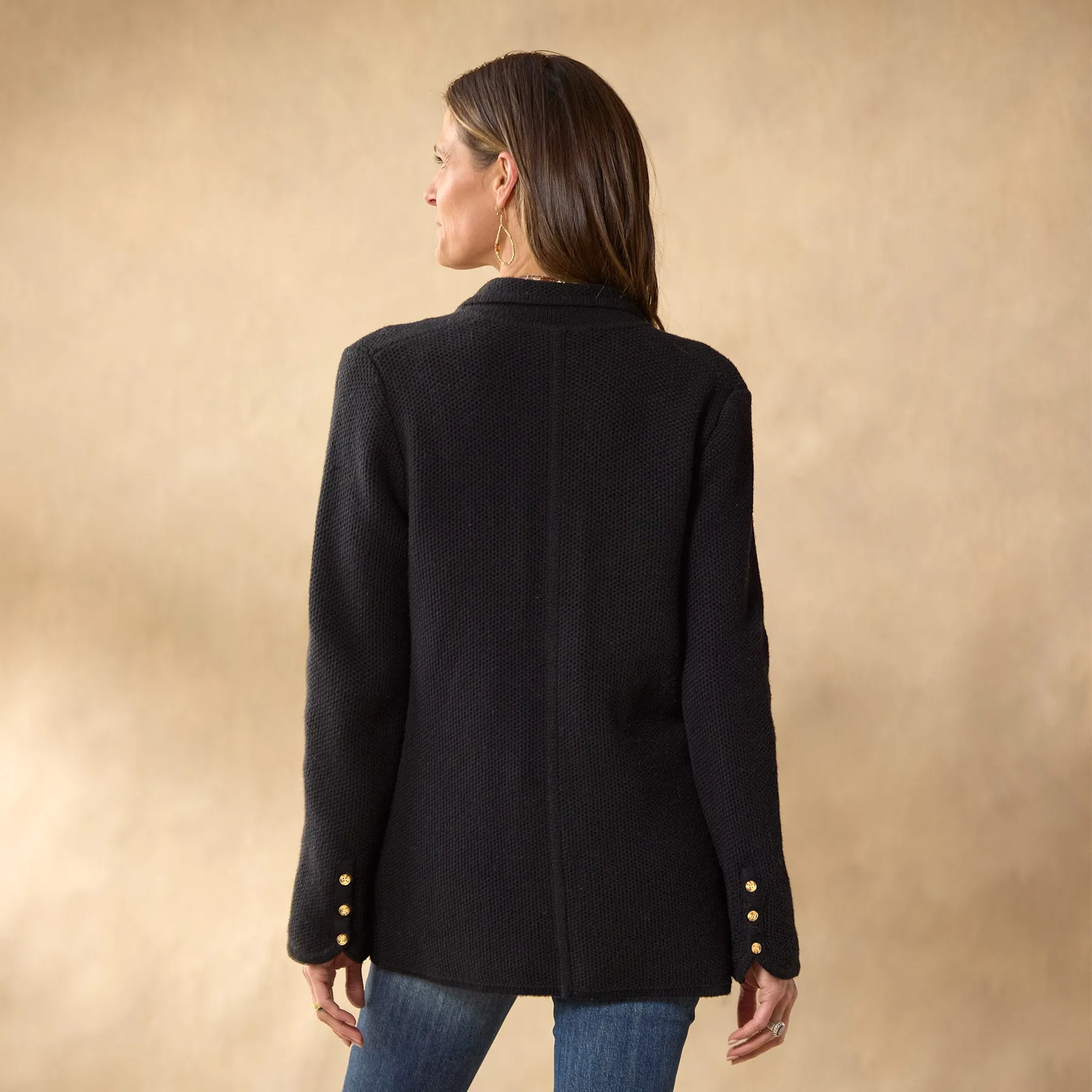 Ivy League Sweater Blazer, Petite