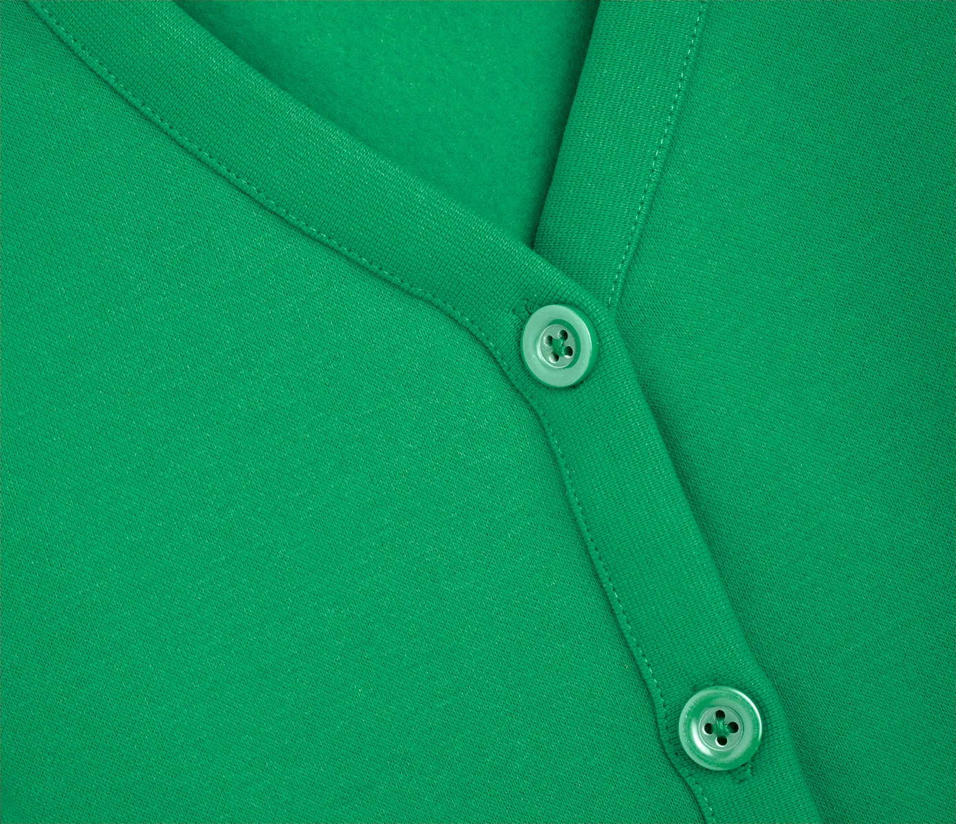 Jersey Cardigan - Emerald Green