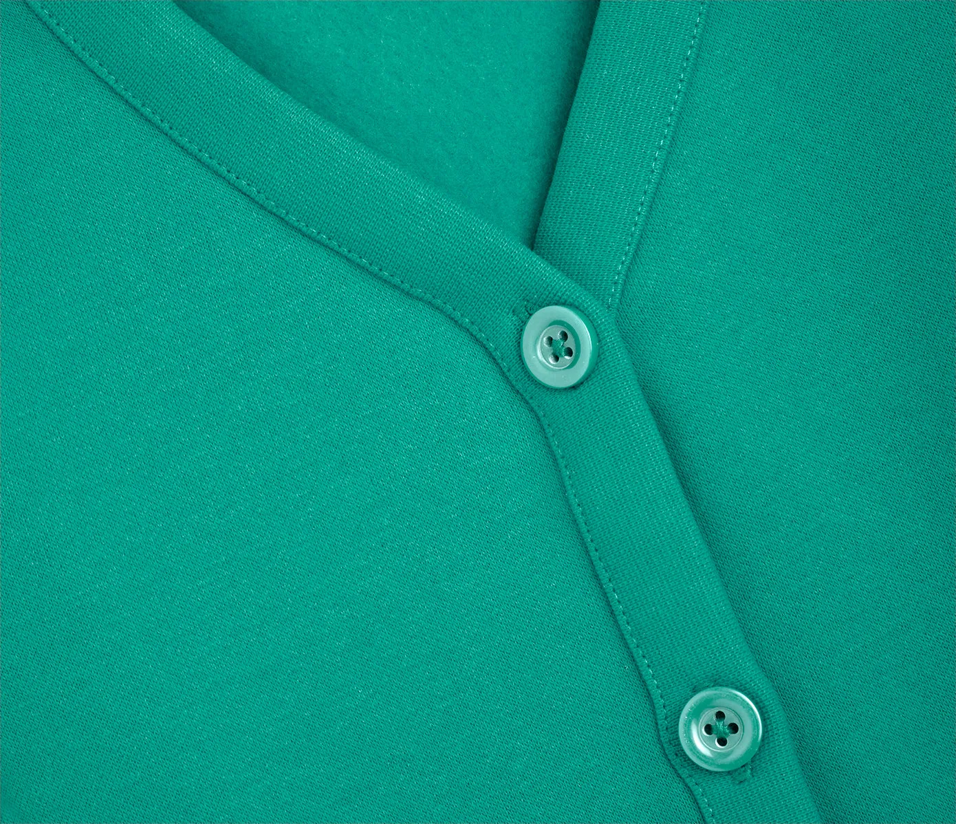 Jersey Cardigan - Jade Green