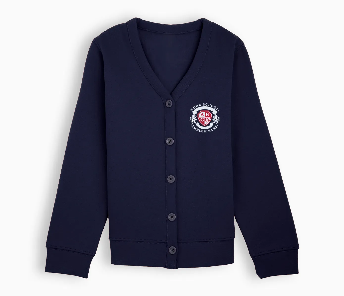 Jersey Cardigan - Navy Blue