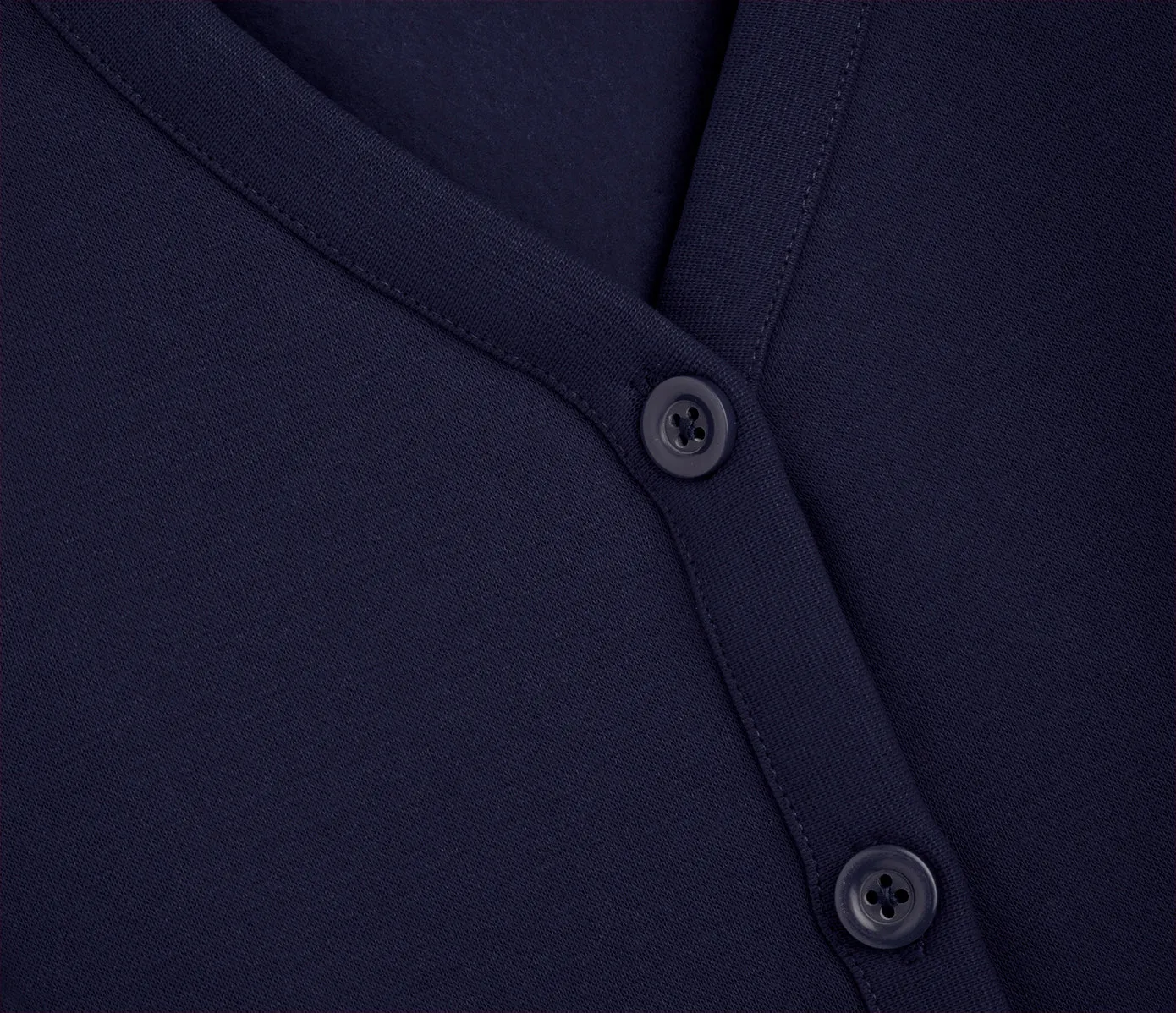 Jersey Cardigan - Navy Blue