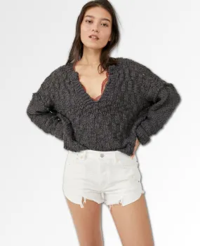 Josephine Pullover Sweater Charcoal