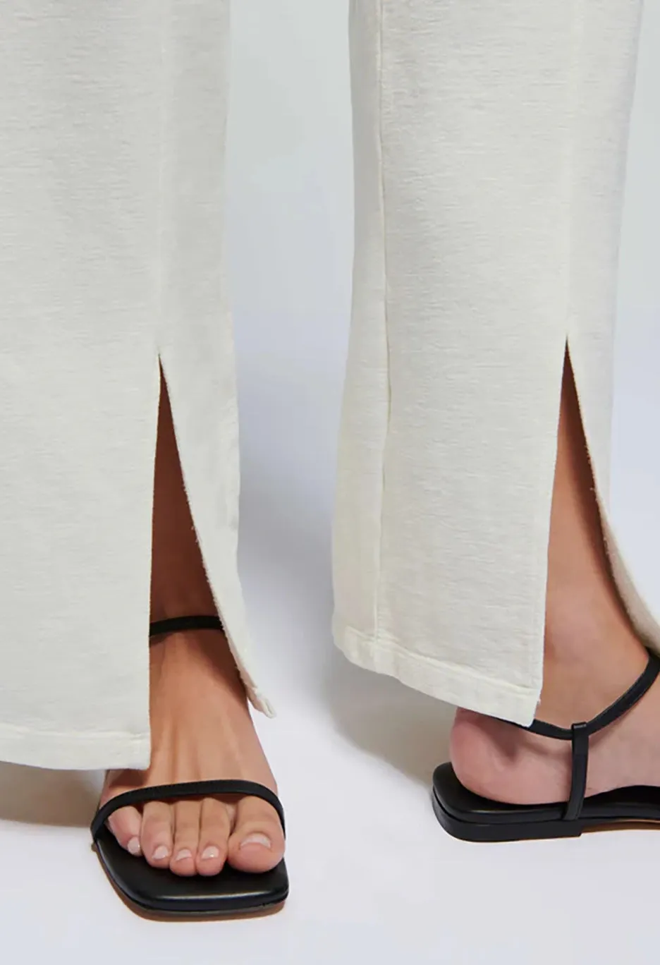 Lincoln Front Slit Knit Pant