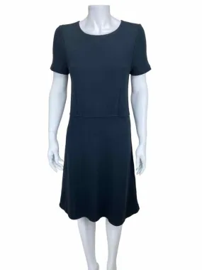 Madewell, Women's Fit & Flare Dress, Black, Size M