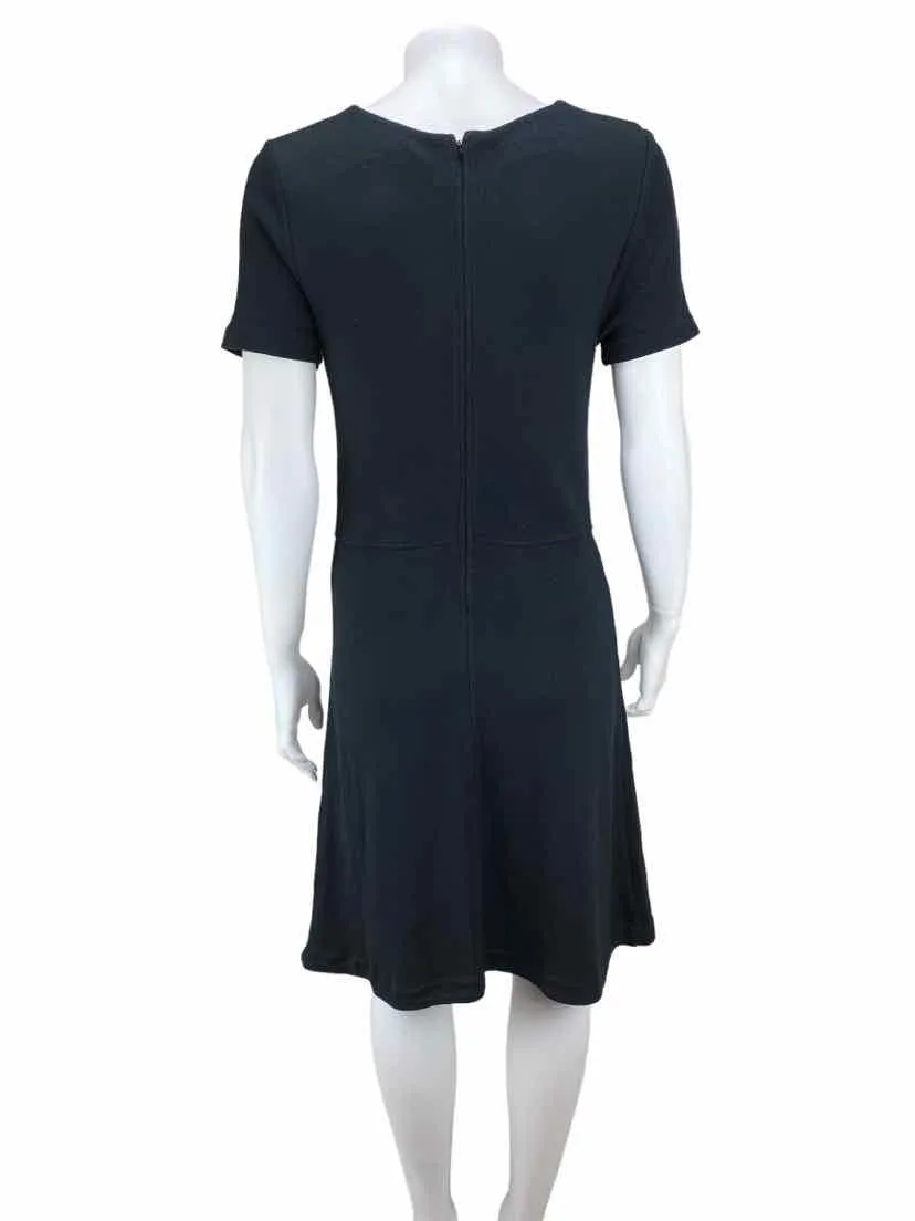 Madewell, Women's Fit & Flare Dress, Black, Size M