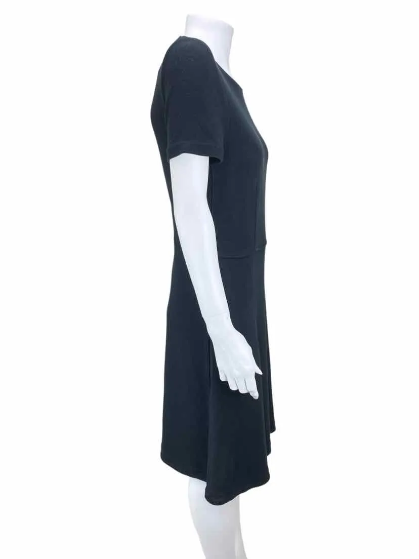 Madewell, Women's Fit & Flare Dress, Black, Size M