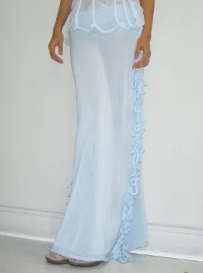 Maxi Loop Skirt blue