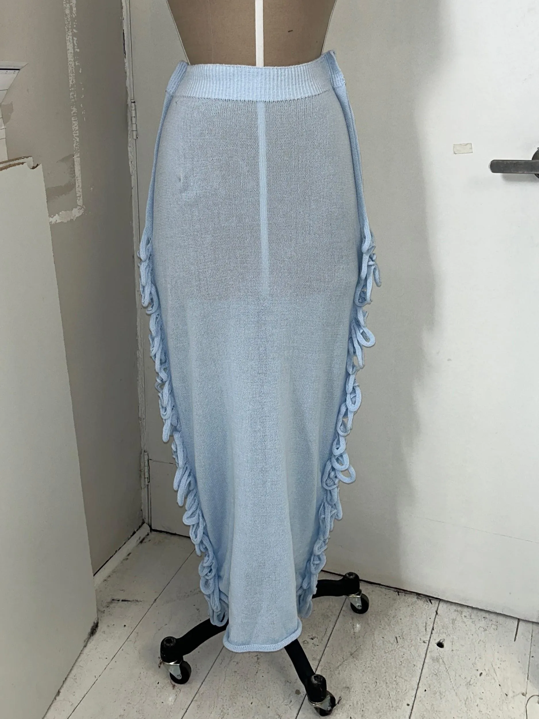 Maxi Loop Skirt blue