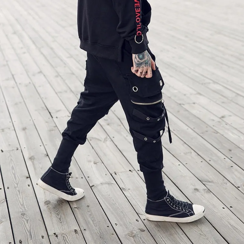 Men's Hip Hop Loose Legged Slim Fit Sweatpants
