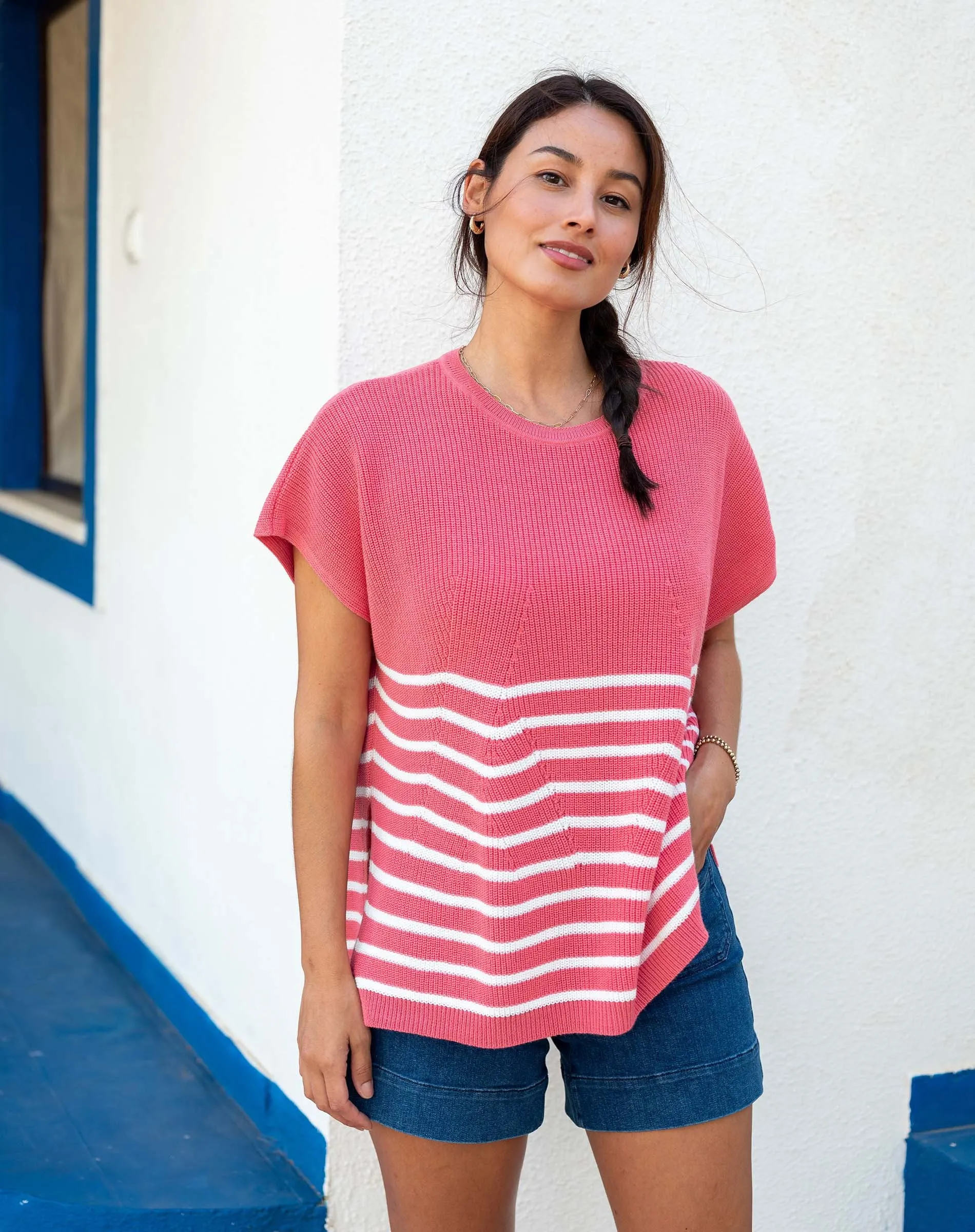 MERSEA - THE CAMDEN SHORT SLEEVE KNIT SWEATER