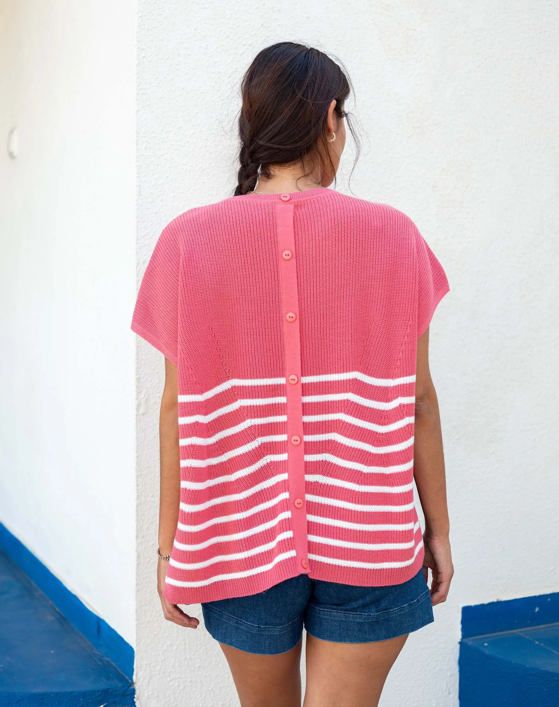 MERSEA - THE CAMDEN SHORT SLEEVE KNIT SWEATER