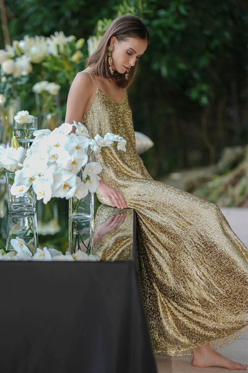 Metallic Cami Dress