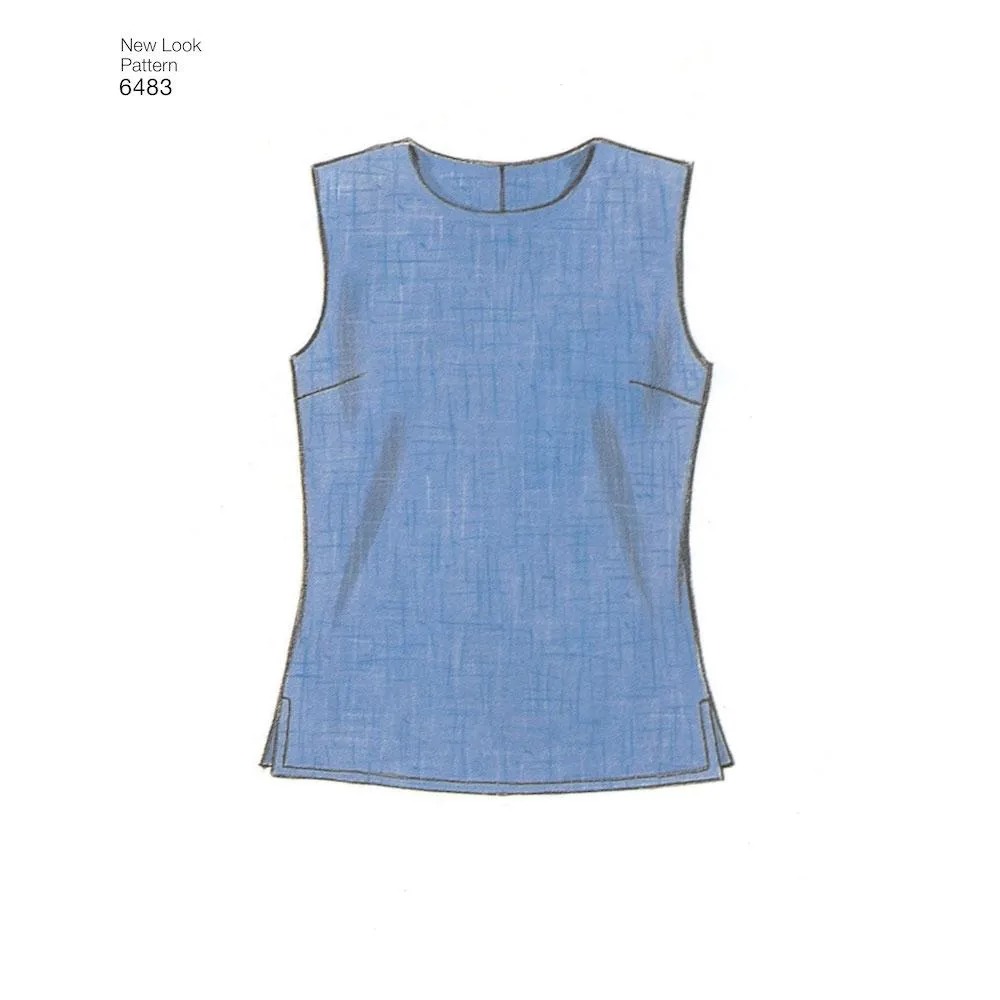 Newlook Pattern 6483 Misses Tops