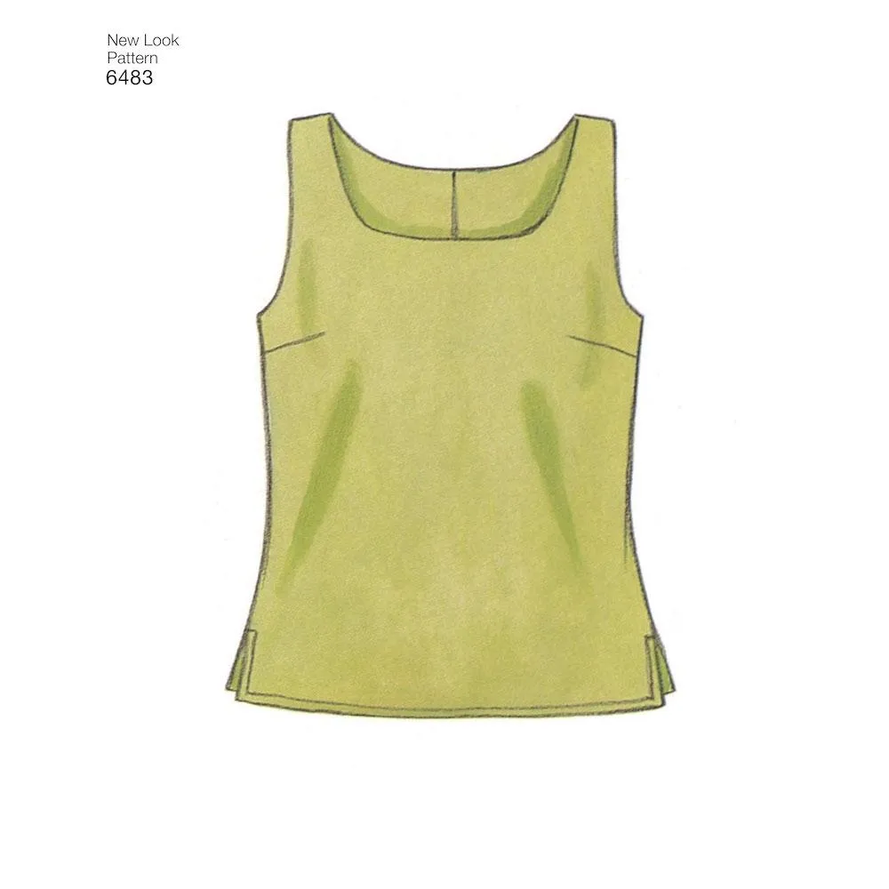 Newlook Pattern 6483 Misses Tops