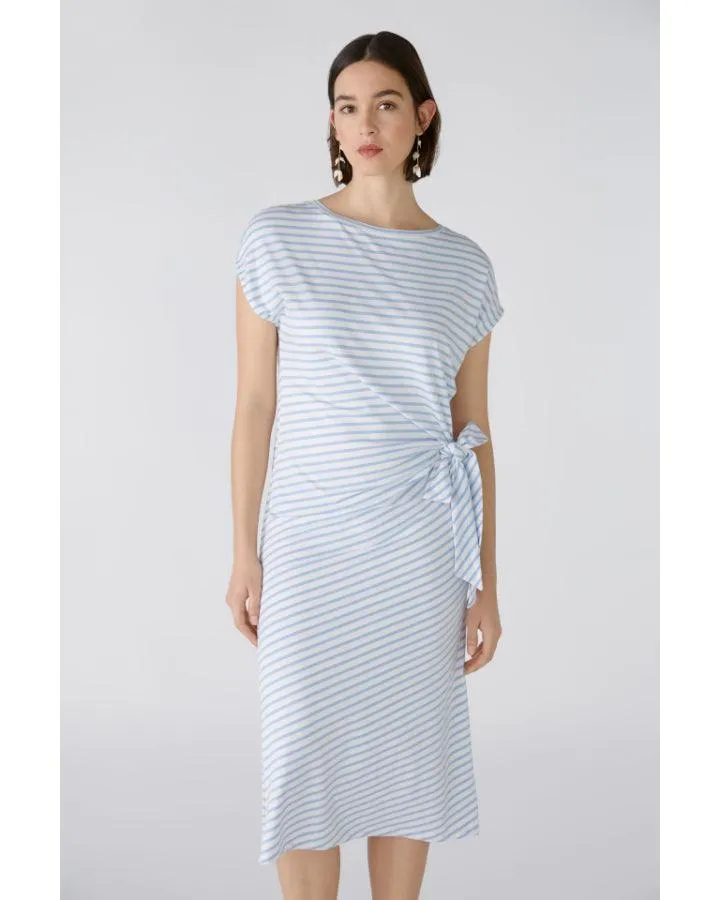 Oui Stripe Side Tie Dress
