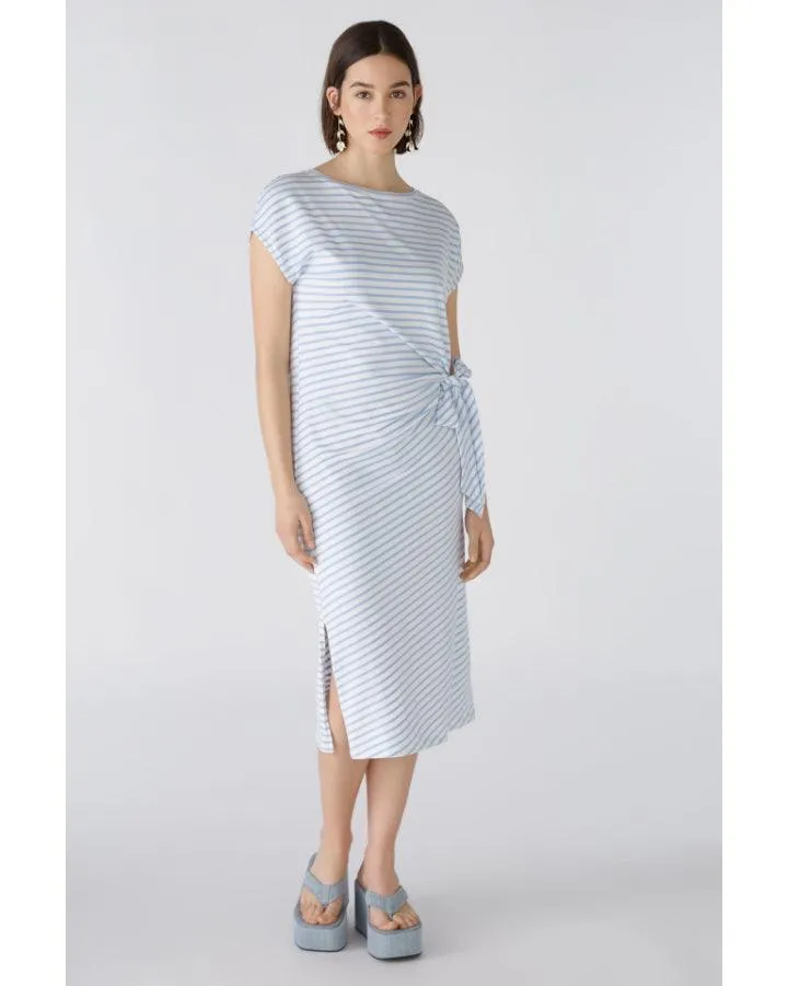 Oui Stripe Side Tie Dress