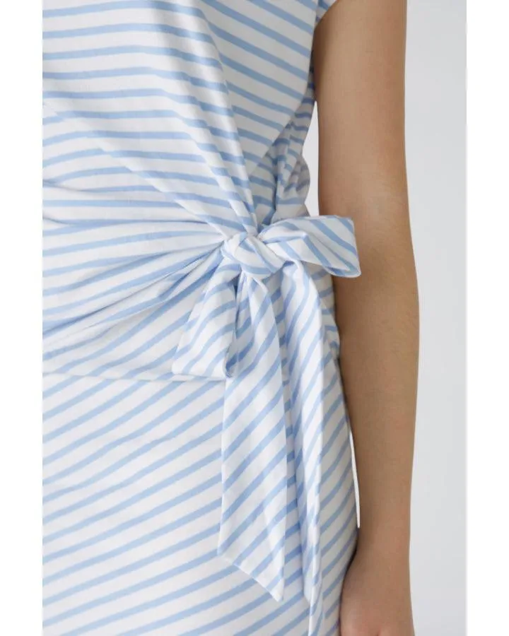 Oui Stripe Side Tie Dress