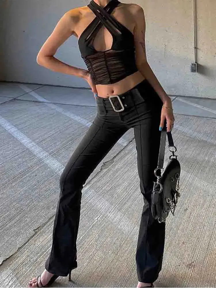 Patchwork Mesh Clubwear Fashion Solid Vest Short Sleeve Tee