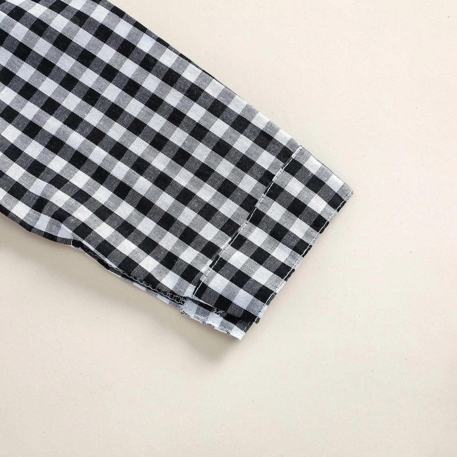 Plaid Printed Shirt and Dress Set