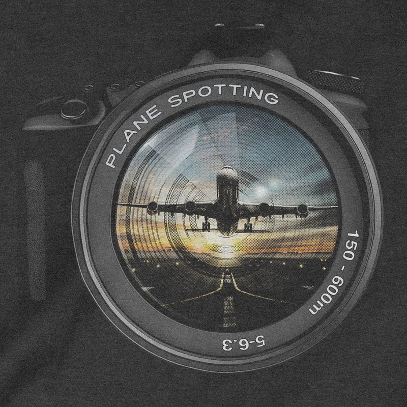 Plane Spotting Lens - T-Shirt