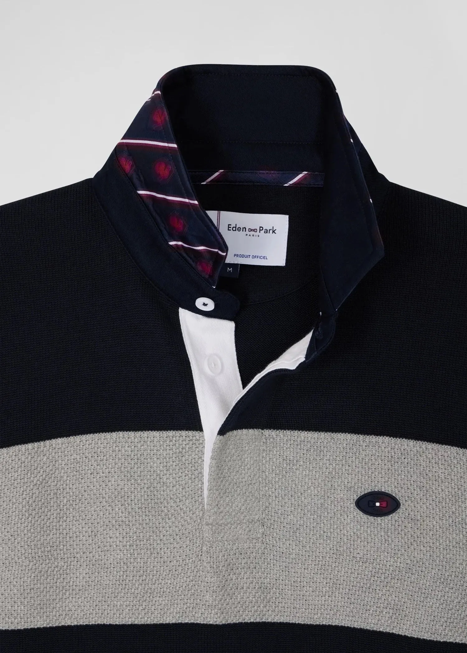 Pull Eden Park gris en laine